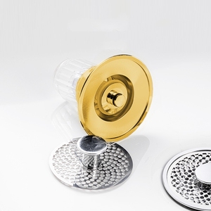 Lavabo Anti-odeur Anti-insecte Anti-colmatage noyau à ressort pressant Type égouttoir accessoires pousser vers le bas Pop-up <span class=keywords><strong>bouchon</strong></span> d'eau - Product Image 3