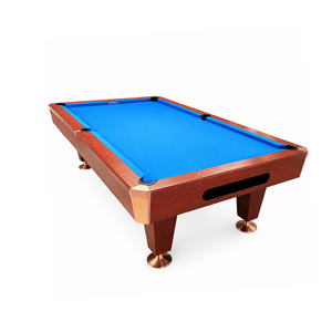 Mesa de Billar de 9 pies de Alta Calidad en Oferta, con 3 Piezas de Pizarra Negra Jiujiang y Patas de Madera Maciza para Uso en Clubes, OEM-M8, Roble Tailandés Sólido W - Product Image 5