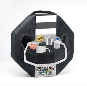 Customized Couch and Bed Cup Holder Pillow <strong>Sofa</strong> Organizer <strong>Caddy</strong> for Drinks Remotes Phones Snacks - Product Image 1