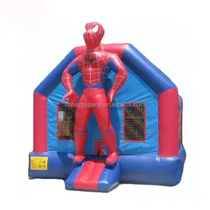 Penjualan laris jumper udara Model spider man junping bouncer castle untuk perlengkapan penyewaan pesta