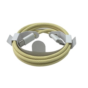 Venta al por mayor de cable de nailon trenzado de 1M, 2M, 3 pies y 6 pies de carga rápida tipo C Cables de datos para iPhone15, teléfonos Samsung, tabletas, auriculares - Product Image 4