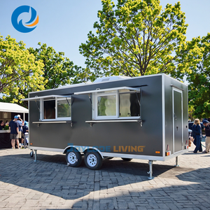 Remolque de bar móvil de lujo para servicio de bebidas en bodas, fiestas de cócteles y eventos - Product Image 1