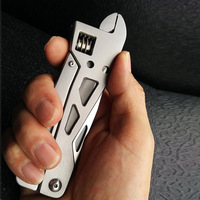 Outil multifonction pliable en acier inoxydable 3CR13, pince, couteau, clé, tournevis pour le camping, le bricolage et les activités de plein air