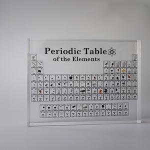 Tavola Periodica degli Elementi, 83 Tipi, Vetro Acrilico, da Tavolo, Chimia, Scienza, Ricordo, Arredamento, Regalo - Product Image 3