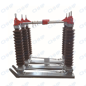 Interrupteur de déconnexion extérieur triphasé en cuivre CHHP GW4-126/<span class=keywords><strong>145D</strong></span>(W) 126kV 630A certifié ISO9001 - Product Image 5