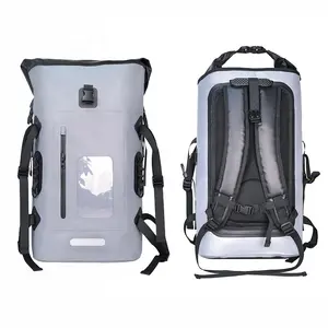 2023 New Outdoor IPX8 Waterproof Backpack 32L Sizes With Roll-Top Closure Front Pocket