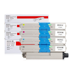 ตลับหมึกโทนเนอร์ที่ใช้ร่วมกันได้ของโอกิ C510dn สีดำสำหรับกล่องผงเครื่องพิมพ์เลเซอร์ความจุเต็ม - Product Image 3