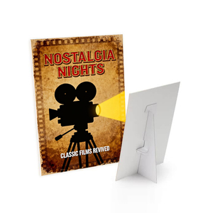 Acid-miễn phí dính giá vẽ trở lại hiển thị dấu hiệu tự dính Bảng thẻ hình ảnh tài liệu quảng cáo áp đảo-lưu trữ chất lượng hiển thị bảng - Product Image 4