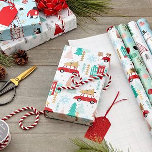Papier d'emballage cadeau d'anniversaire pour enfants de qualité supérieure, revêtement PE double face, résistant à l'humidité, marque <span class=keywords><strong>Richer</strong></span> - Product Image 2