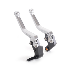 <span class=keywords><strong>Levier</strong></span> d'<span class=keywords><strong>embrayage</strong></span> <span class=keywords><strong>et</strong></span> de <span class=keywords><strong>frein</strong></span> pour <span class=keywords><strong>moto</strong></span> accessoires universel longues <span class=keywords><strong>et</strong></span> courtes argent - Product Image 2