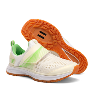 Chaussures de cyclisme d'intérieur pour femmes Pairduck, respirantes, en mesh, pour vélo de route, avec crampons, légères, ajustement sûr, semelle en caoutchouc, Spin - Product Image 6