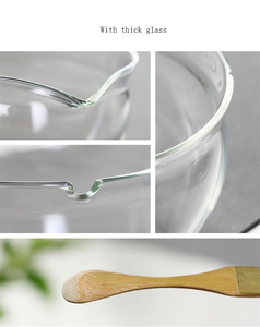Bambus Bec en <span class=keywords><strong>verre</strong></span> fait à la main non peint Arcs à flux arrière Chasen Lotus Tea Bol à <span class=keywords><strong>matcha</strong></span> en <span class=keywords><strong>verre</strong></span> japonais avec bec verseur - Product Image 6