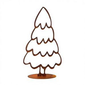Árbol de Navidad Rústico de Hierro Forjado Ecológico con Acabado Antiguo para Decoración del Hogar, Color y Tamaño Personalizables, Uso en Interiores - Product Image 1