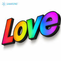 Letras de Canal LED con Logotipo Comercial, RGB a Todo Color, Letras Iluminadas, Personalización de Logotipos Publicitarios