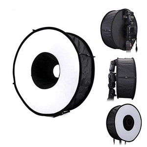 Difusor de <span class=keywords><strong>flash</strong></span> plegable multifuncional, difusor de anillo de plegado fácil, 45cm - Product Image 2