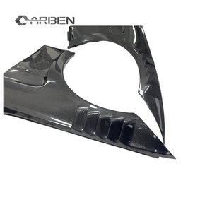 Nuevo kit completo de cuerpo de capó de guardabarros de fibra de carbono para <span class=keywords><strong>BMW</strong></span> 3 Series 330i <span class=keywords><strong>340i</strong></span> F30 F35 <span class=keywords><strong>F31</strong></span> 3 Series GT F34 guardabarros ventilado con orificio abierto - Product Image 3