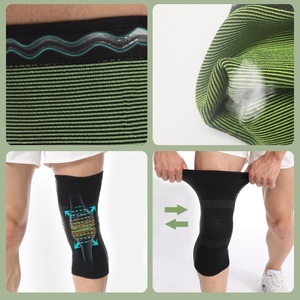 ANTMAX Manchon <span class=keywords><strong>de</strong></span> genou respirant en nylon élastique à lacets, soutien <span class=keywords><strong>de</strong></span> compression <span class=keywords><strong>pour</strong></span> hommes et femmes, idéal <span class=keywords><strong>pour</strong></span> le sport, la course, le football, le basketball - Product Image 5