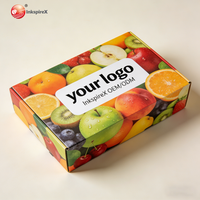 Meilleur prix pour boîte en carton ondulé avec impression numérique, logo de votre marque, boîte d'emballage pour fruits et légumes