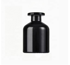 Bouteilles en verre rondes colorées simples de 50 ml, 100 ml, 150 ml/200 ml, bleues, grises, noires, vides, pour diffuseur de <span class=keywords><strong>parfum</strong></span> avec bouchon à vis - Product Image 6