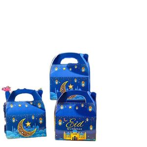 24 Pack Ramadan Treat <b>Boxes</b> <b>Eid</b> Mubarak <b>Gift</b> <b>Boxes</b> with Handle - Product Image 1