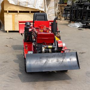 Mesin Pertanian Cina mini rotary <span class=keywords><strong>tiller</strong></span> dozer traktor perayap 25hp dengan penggali untuk dijual - Product Image 3