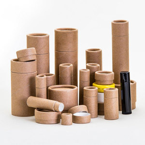 Tùy Chỉnh Sinh Thái Thân Thiện Với Kem Chống Nắng Stick Bao Bì <span class=keywords><strong>Container</strong></span> Hiển Thị Hộp Sang Trọng Mini Lip Balm Chapstick Push-up Kraft Giấy Ống Wit - Product Image 4