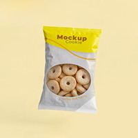 Sachets Mylar personnalisés 5x7 avec logo imprimé, qualité alimentaire, à fond plat, anti-odeur, découpés, thermoscellables, pour biscuits, bonbons et autres produits.