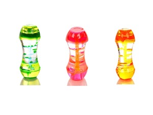 Wholesale Innovative Oil Bubble <strong>Timer</strong> Fish Animals Plastic Gourd Shape Rotating Liquid Hourglass LED Blue <strong>Sand</strong> Durable - Product Image 3