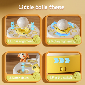 Muñeca <span class=keywords><strong>de</strong></span> huevo <span class=keywords><strong>de</strong></span> pesca que rebota, <span class=keywords><strong>juego</strong></span> <span class=keywords><strong>de</strong></span> mesa <span class=keywords><strong>de</strong></span> entrenamiento <span class=keywords><strong>de</strong></span> reacción <span class=keywords><strong>de</strong></span> inteligencia para niños, eléctrico con juguetes musicales - Product Image 2