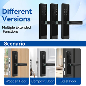 กุญแจล็อคประตูอัจฉริยะ KK Smart Lock พร้อมระบบจดจำใบหน้า ลายนิ้วมือ Wi-Fi แอป Tuya ระบบจัดเก็บข้อมูลบนคลาวด์ และช่องมองผ่านประตู - Product Image 2
