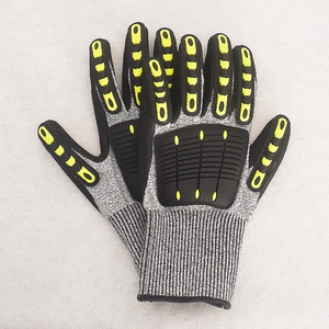 قفازات أمان متعددة الوظائف مقاومة للصدمات من مادة HPPE، قفازات مقاومة للتآكل لرجال الإطفاء والعمال في المناجم لحماية اليدين - Product Image 4