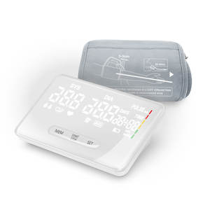 정확한 자동 전기 디지털 상완 BP 모니터 키트 조정 가능한 자동 아네로이드 혈압계 혈압 - Product Image 1