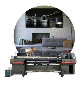 3.2m 10ft 3d Uv Hybrid Roll to Roll Heavy-duty Uv Inkjet Printer Good Quality Stable Printing hybrid flatbed printer imprimante