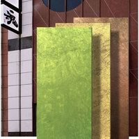 Panneau mural décoratif en grès doré effet météorite, revêtement mural intérieur/extérieur pour hôtels et villas