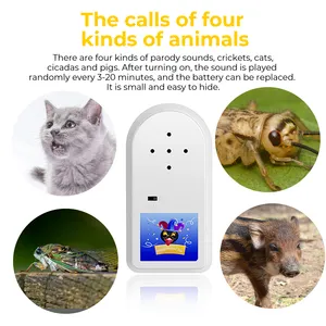 Bateria de gato escondida alarme de ruído, anúncio de brincadeira, buzina, som de mordaça