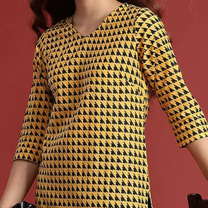 Geometric Printed Kurta - Product Image 1