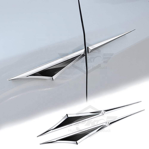 Autocollant décoratif de pare-chocs latéral en alliage de zinc 3D avec logo personnalisé coloré pour Jeep Chevrolet Mercedes-Benz <span class=keywords><strong>Cadillac</strong></span> BMW - Product Image 3