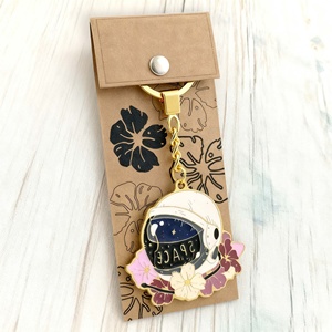 Llavero Personalizado de Fábrica, de Aleación de Zinc, con Colgante de Personaje de Dibujos Animados de Astronauta - Product Image 1