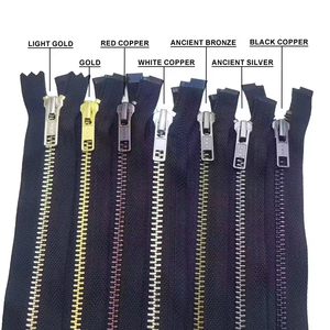 Cho màn hình <span class=keywords><strong>6</strong></span> inch # 5 Khóa kéo kim loại mạ vàng đen, đầu mở, tự khóa, chất liệu đồng thau siêu bền, dùng cho túi xách, quần áo, giày dép - Product Image 5