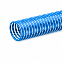 Conduit de ventilation, conduit renforcé, conduit transparent, tuyau de drainage en PVC spiralé