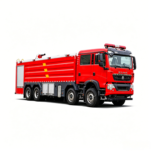 Camión de Bomberos Howo de 20000L al Mejor Precio, Venta al por Mayor de Fábrica, Camión de Bomberos 8x4 de Alta Resistencia con 2 Años de Garantía - Product Image 1