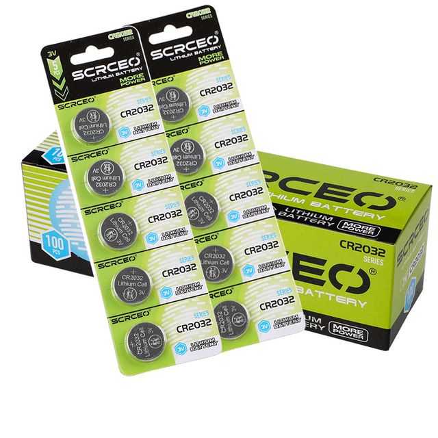 Wholesale Price Watch Button Cell Lithium Battery 3v Cr 2032 Coin Cell Battery Cr2032 Lithium Battery