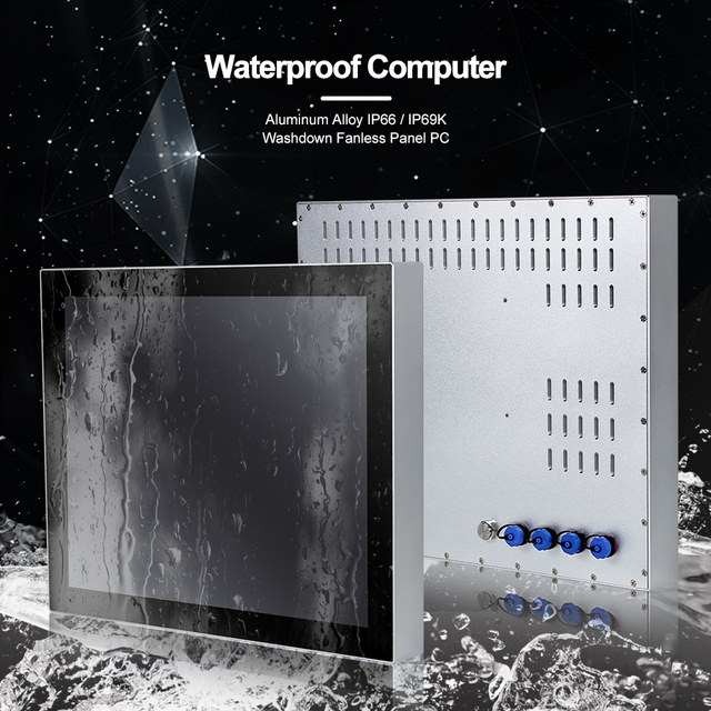 Hotselling IP69K Waterproof Industrial Panel PC 17 Inch Intel I3-1215U Fanless Touch Screen Computer