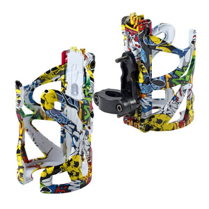 Aluminum Alloy Water Bottle Holder Compact Geometric Design Durable For Motorcycle Electric Bicycle Mountain Bike Handlebar - Product Image 3