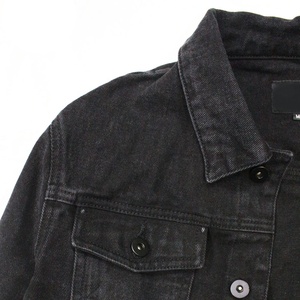 Wholesale Custom Logo Fashion Denim Men <strong>Jackets</strong> Outwear Men <strong>Black</strong> Denim <strong>Jean</strong> <strong>Jacket</strong>/canvas <strong>Jacket</strong> Mens - Product Image 3
