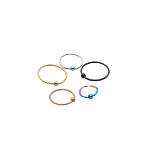 Boucles d'oreilles en forme de boule Pa/Bcr pour le commerce électronique international, accessoires de piercing corporel, anneaux de lèvres, nez, poitrine, etc. - Product Image 1