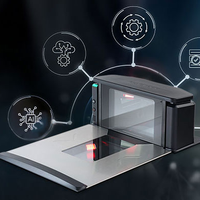 Lecteur de codes-barres 2D industriel fixe Datalogic Magellan 9550i USB/RS232 avec capteur CMOS, scanner pour supermarchés et commerces de détail, en stock