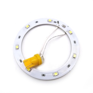Autodragons Brillo Ajustable 194 # Anillo LED para Parachoques 555 T10 de Doble Cara con 29 LED de Color Blanco Frío y Amarillo - Product Image 1