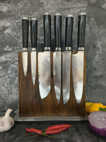 Ensemble de couteaux de cuisine en acier Damas VG10 personnalisable, 6 pièces, ensemble de couteaux de chef