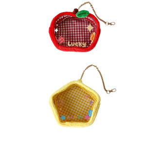 Sac de présentation pour poupée en peluche mignonne, sac de poussette pour bébé motif petite pomme de dessin animé, sac de rangement anti-poussière pour poupée anime Star Chasing - Product Image 4